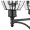 Z-Lite Westover 3 Light Outdoor Post Mount Fixture, 33.25in. W x 138.25in. H, Black 580PHB-4-5010P-BK - alternate 2